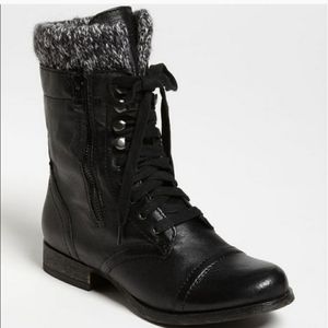 STEVE MADDEN Jaax Leather Boots